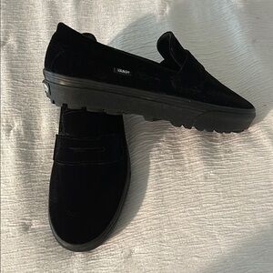 Vans Men's Classic Black Slip-On Loafers